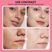 650g Moisturizing Jelly Face Mask Powder for Smooth & Hydrated Skin- Peel Off Formula Ideal for Home & Spa Care with Repairing Properties (Rose Hyaluronic Acid)