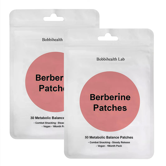 TMYIOYC Bobbihealth Lab Weightless Patches, Healthy Shape Support, Botanical Plant - Based Formula with Berberine Extract, Pomegranate Extract, Cinnamon Extract, 60 Vegan Patches, Metabolic Balance Patche