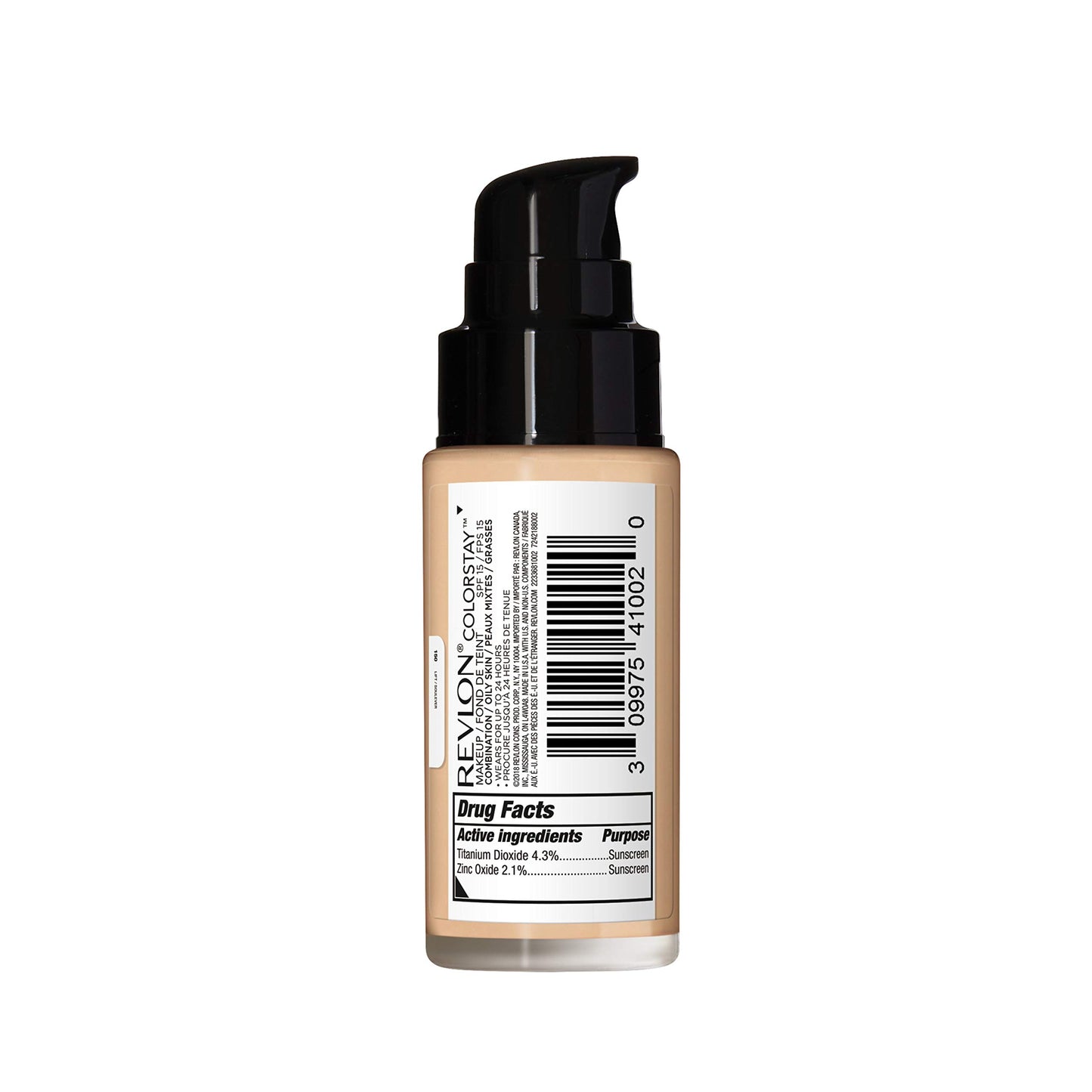 Revlon Colorstay Liquid Foundation Makeup for Combination/Oily Skin SPF15 Medium to Full Coverage (30ml) Matte Finish, Buff (150) Unisex