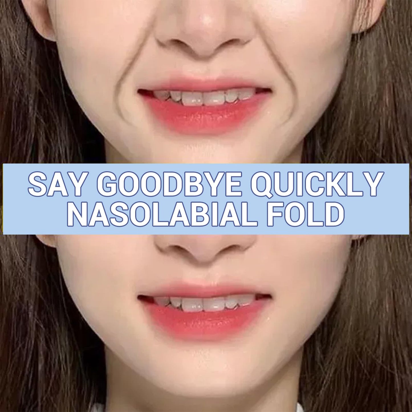 Leogony 10 Pairs Anti Wrinkle Patches, Effective Face Lift Tape for Reduces Nasolabial Fold Fine Lines