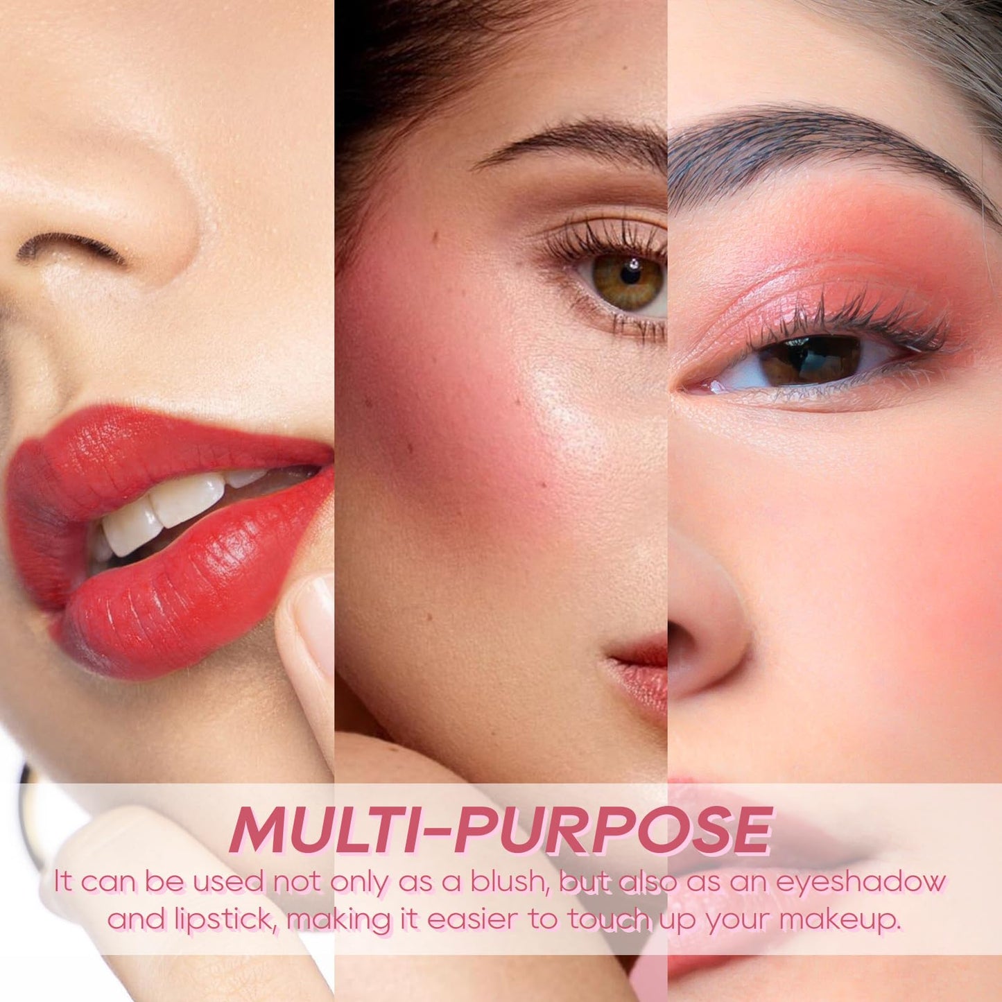 KYDA Liquid Blush, Color Change Blush Oil Tint, Moisturizing Lightweight Blendable Feel, Soft Cream Face Blush-Color Changing Pink