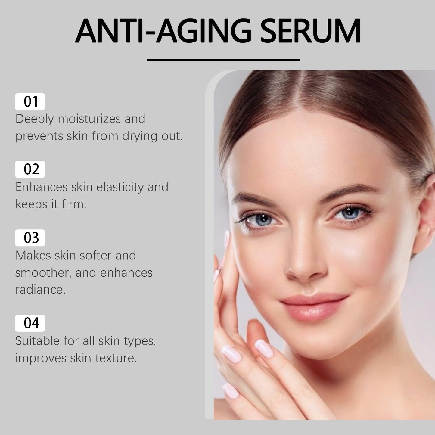 Ruojiar Ola/vita Liquid Solution Anti Aging Serum,Ola/vita Serum for Face,Liquid Wrinkle Reduction,Wrinkle Lifting&Firming Essence,Anti Aging Power for Fine Lines& Wrinkles,Reduce Fine Lines and Wrinkles