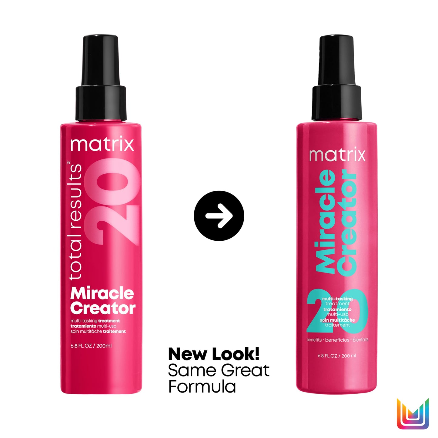 Matrix Multi-Tasking Hair Treatment, Leave-In Conditioner and Heat Protector with 20 Benefits, Total Results, Miracle Creator, 200 ml