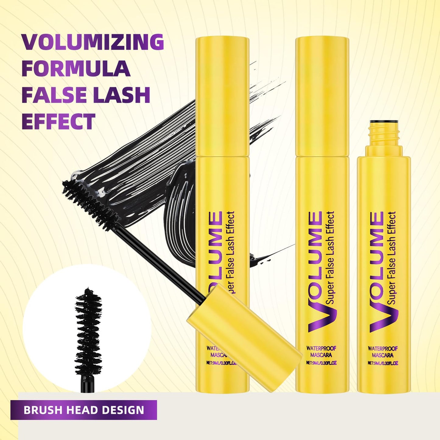Colossal Bubble Mascara - Waterproof & Smudge Proof Mascara Black, Volume & Length Formula for Bold - Well-Defined Lashes, Long-Lasting, Clump-Free & Enhances Natural Look