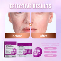 Neyeau 4 PCS Collagen Face Mask Overnight, Gentle and Non-Irritating, Brightens Skin Tone, Deeply Nourishes, Suitable for a Variety of Skin Types