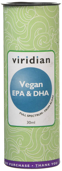 Viridian Vegan EPA & DHA Oil 30ml