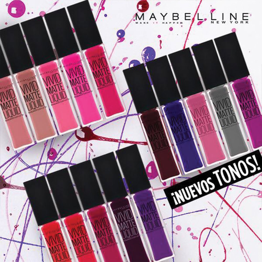 Maybelline LIP CS Vivid Matte 05 Nude Flush