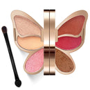 Erinde Butterfly Eyeshadow Palette Makeup, Matte Shimmer Metallic Eye Makeup Palette, Highly Pigmented, Naturing-Looking, Blendable Long Lasting Waterproof Eye Shadow Palette, Gifts Presents