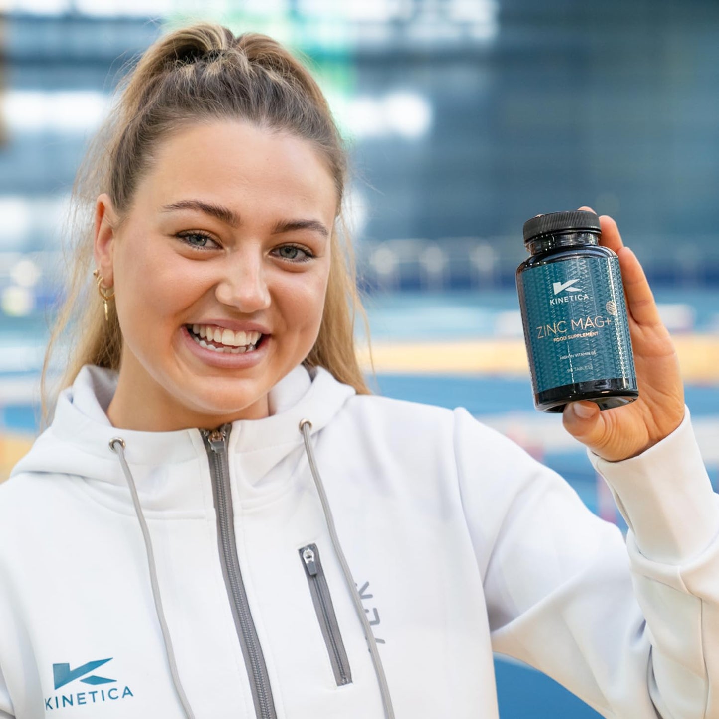 Kinetica Zinc Mag | 90 Capsules | 420 mg Magnesium | 16.5 mg Zinc | 193μg Selenium | 4.8mg B6 | 30 Servings | Sleep aid | Vegan & Vegetarian Friendly