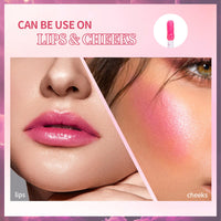 MINSHZEE Pink Moisturizing Plumping Lip Gloss, Moisturizing Lip Essence, 24-hour moisturizing, natural pink tint, reduces pigmentation, locks in moisture, lightweight and non-sticky.