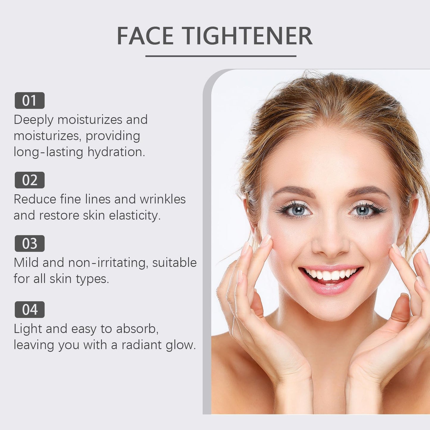 100g Face Tightener Anti Wrinkle Firming Cream,Skin Tightening Cream for Face,Firming Face Cream,Anti Aging Face Cream,Advanced Firming and Wrinkle Reducing Cream,Smooth Fine Lines and Pores for Face
