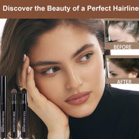 Root Cover Up Powder Natural, Hairline Powder Waterproof, Root Touch Up Powders Instantly, Hair Concealer For Women And Men, Grey Hair Cover Up Makeup Sweatproof (Black)