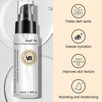 IZBEAUVO Snail Repair Essence - 96% Snail Mucin & Hyaluronic Acid Serum for Face, Intensive Hydration & Skin Repair, Anti-Aging & Pore Minimizing Serum for Dull, Damaged Skin Korean Skincare,100ML