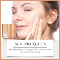 2pcs Bio-Mimic Foundation 4 In 1 Liquid Foundation Moisturizing Full Coverage Spf 50+ Lasting Wear Anti Pollution Face Foundations Bio-mimic Light Foundation Waterproof Colour Changing Foundation