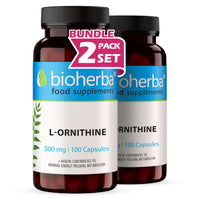 L-Ornithine 300 mg – 200 Capsules | Pure Amino Acid Supplement for Active Nutrition by BIOHERBA