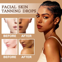 SingHao Anti-Ageing Express Tanning Serum,Anti Aging Butter Glow Bronzing Ser/um,Butter Glow Bronzing Drops,Hydrating Self Tanning Drops for Women,Face Bronzers Se/rum Ult/ra for All Skin Types