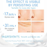 Milk Beauty Gift Sets for Teenage Girls - Milk Skin Care Sets & Kits - Facial Kits for Women with Cleanser,Serum,Cream,Eye Cream,Mask,Scrub,4pcs hair Accessories - Hydrating,Nourish (15pcs)