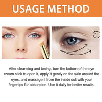 NatrLuxe Vitamin C Eye Cream Stick,Under Eyes Cream For Dark Circles And Puffy,Glow Balm, Lift The Skin Around The Eyes & Tighten Eye Bags, Firming Stick For All Skin Types, Women/Men