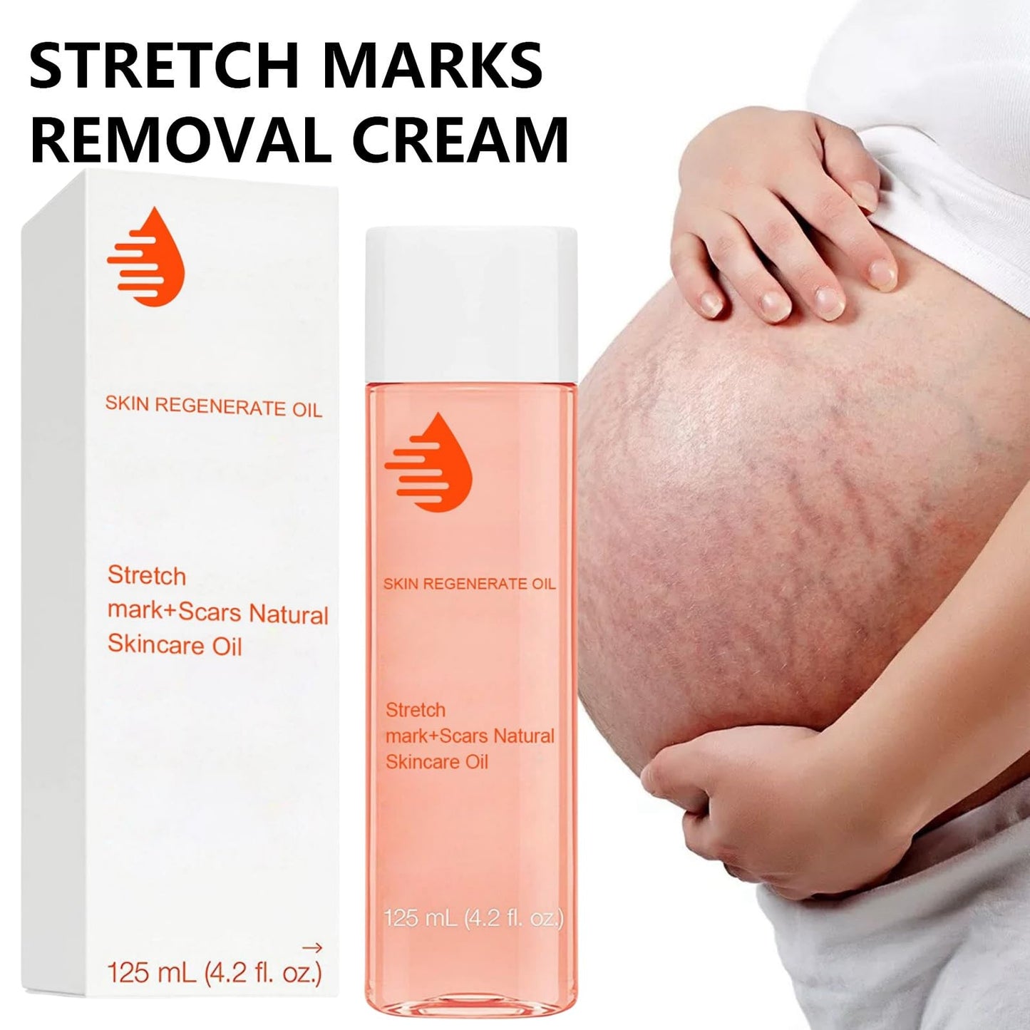 Oumun 125ml Optimal Oil,Stretch Mark & Scar Treatment Skincare Oil,Body Oil Skin Care,Skin Regenerate Oil,Collagen Boost Firming & Lifting Skincare Oil,Body Oil for Women,Stretch Marks Removal,Facial Oil