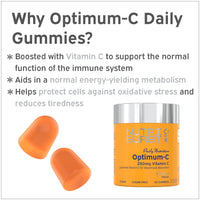 Nutriburst Optimum C Multipack - Liposomal Vitamin C (250mg) - Energy & Immune System Support - Orange Flavour - 3 x 60 Gummies / 3 Month Supply - Suitable for Vegans