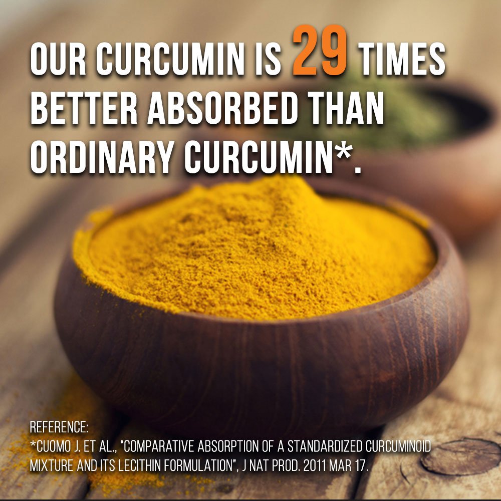 Intelligent Labs Meriva Curcumin Phytosome, 2900% Better Absorbed Than Ordinary Turmeric Curcumin 100% Soy Free, 120 Capsules Per Bottle, Tumeric Curcumin Phytosome Complex (1000mg)