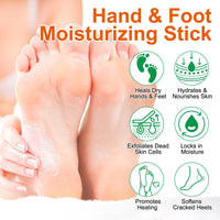 ThamGlow 2Pcs Manuka Honey Cream For Dry Feet, Cracked Heel Repair Cream, Honey Foot Balm, Softens Calluses, Exfoliates Dead Skin & Deeply Moisturises – Athletes Foot Treatment Heel Balm For Hard, Rough Skin