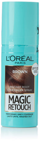 L'ORÉAL L'Oreal Paris Magic Retouch Instant Root Touch Up Hair Dye, 75 ml, Brown, Pack of 3