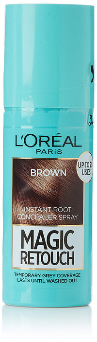 L'ORÉAL L'Oreal Paris Magic Retouch Instant Root Touch Up Hair Dye, 75 ml, Brown, Pack of 3