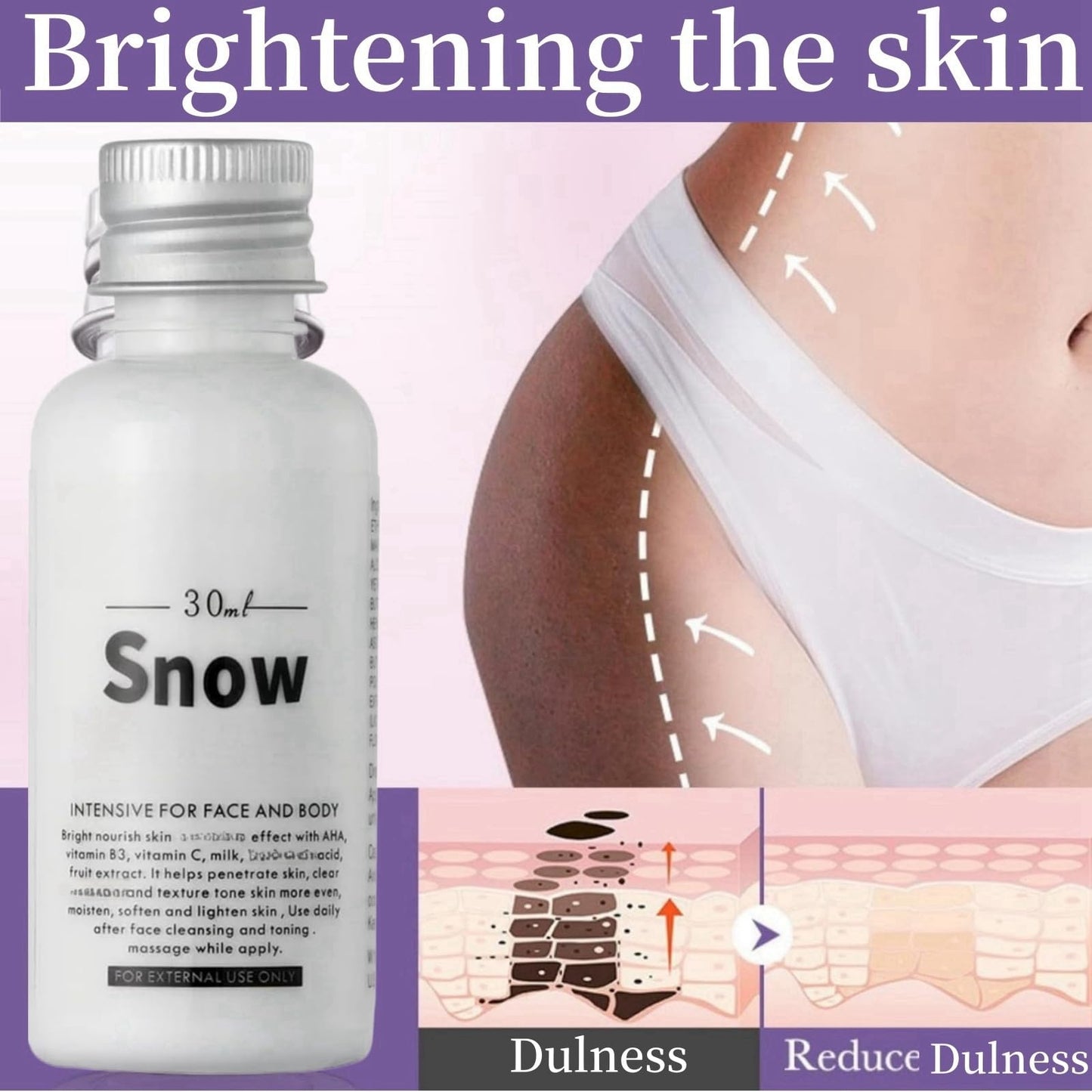 Yoowan Skin Bleaching Cream,Skin Lightening Cream,Intimate Lightening Cre-Am,Effective Brightening Of Flesh,Deep Hydration And Reduces Flesh Dullness,Soothing,For Underarms,Inner Thighs,Knees,And Elbows