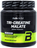 BioTechUSA Tri Creatine Malate | 4500mg Triple Creatine Compound | Gluten free | for Enhanced Physical Performance in High-Intensity Workouts, 300g