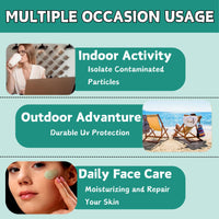 ISBEAUSOLS Sunscreen SPF 50 Face, Clear Filter Sun Essence Cream, Anti UVA&UVB Ray Sun Screen, Hydrating&Moisturizing Suncream, Mild Sun Face Cream for Women&Men, Sun Protect for All Skin