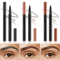 AurolaGlow 4D Forked Eyebrow Pen - Waterproof, Smudgeproof Liquid Brow Pencil - Natural-Looking Makeup, Long-Lasting, Easy Application for Defined Brows