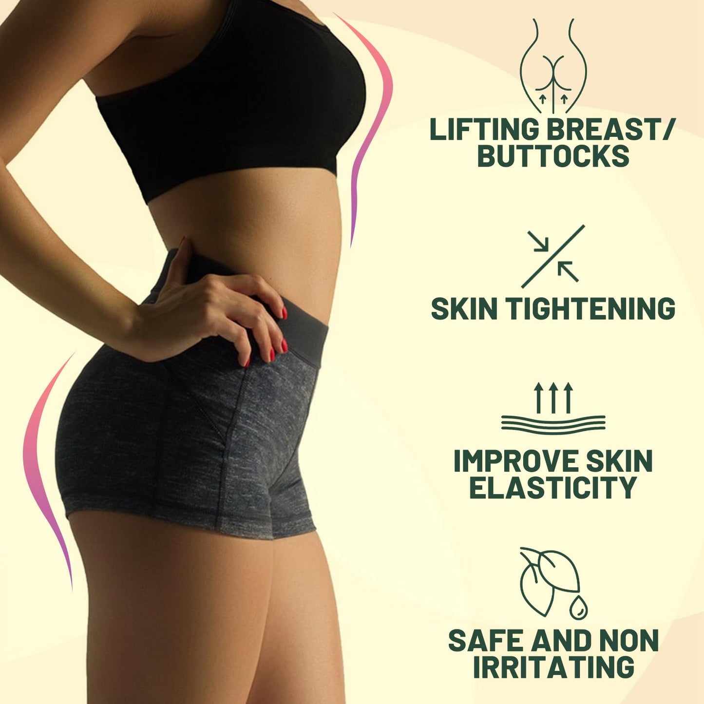 Oumun 2PCS Luxelift Skin Firming Youth Butter,Luxelift Skin Firming Butter,80ML Skin Firming Body Cream,Luxelift Skin Firming Cream,Firming Body Lotion,Firming Body Cream,Skin Tightening Cream for Body