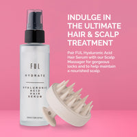 FUL Hyaluronic Acid Hair Serum | Hyaluronic Acid Serum To Tame Frizz, Flyaways and Smooth Hair | Lightweight Leave-In Anti Frizz Hair Serum With Hyaluronic Acid, Panthenol & Glycerine | Made in UK