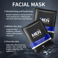 Fankayi 6PCS Mens Face Mask Set,Face Masks for Men,Skincare Gift Set for Men,Mens Facial Care Kit,Anti Aging Face Mask,Sheet Face Masks Multipack,Friendly to All Skin,Refreshing & Oil Control,Hydrating Sheet