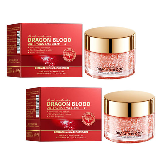 Xumann 2PCS Dragon Blood Facial Cream, Anti Aging Face Cream for Women, Fade Fine Lines, Nourishing & Hydrating