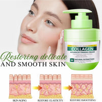 IZBEAUVO Collagen Advanced Firming Cream for Face&Body-Anti Wrinkle Face Cream with Hyaluronic Acid,Skin Lightening Cream,Lifting & Firming,Deep Moisturizing Rejuvenating Firming Lotion for All Skin Types,100g