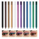 OunTechGlory 12 Rainbow Colored Eyeliner Pencil Set - Matte, Long-lasting & Waterproof Liners for Christmas and Masquerade Makeup - Smudge-proof Eye Liners