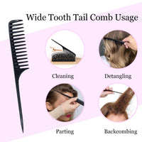 Hair Brush Boar Bristle Hairbrush for Thick Curly Thin Long Short Wet or Dry Hair Adds Shine and Makes Hair Smooth, Best Paddle Hair Brushes and Comb Set for Men Women Kids