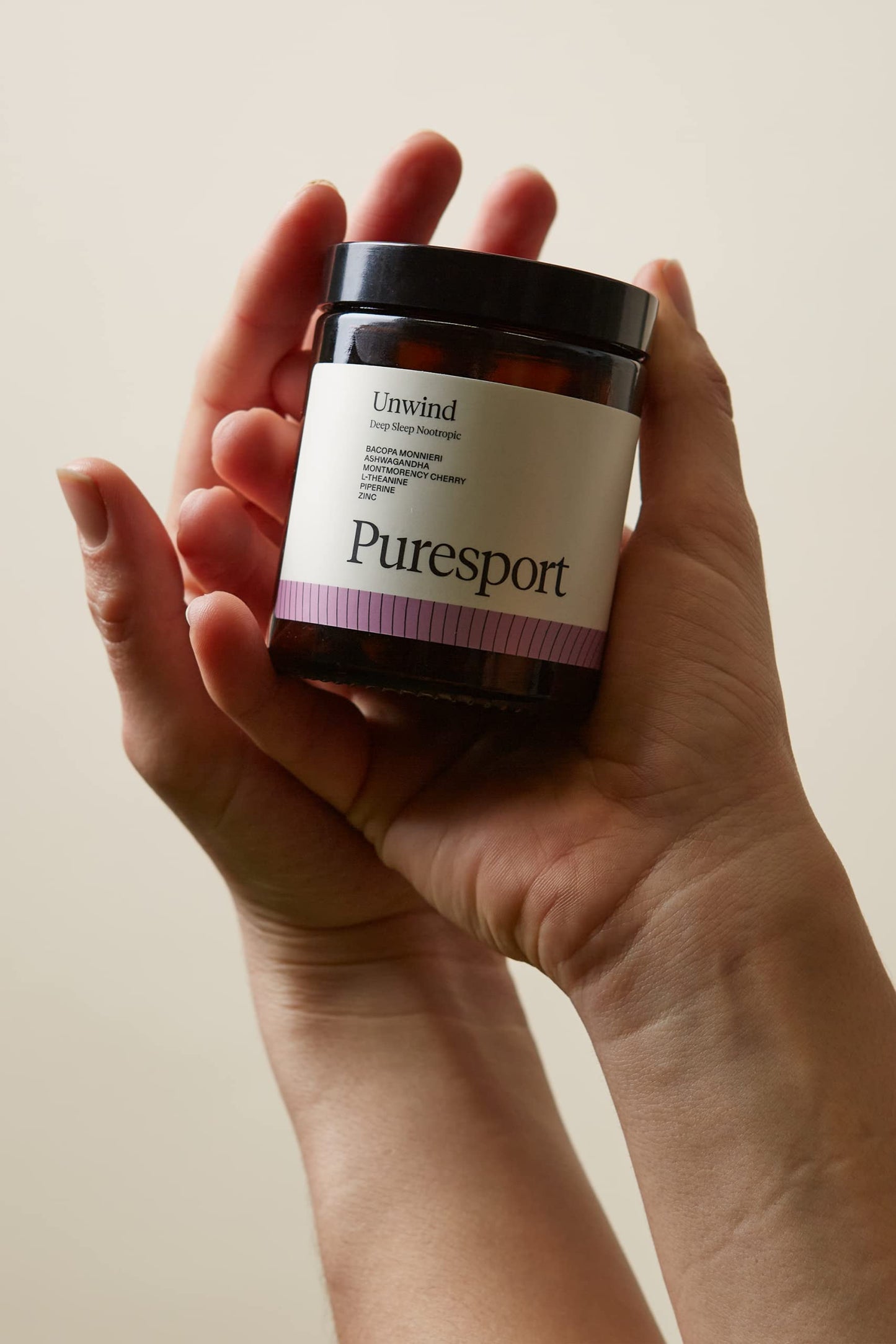 Puresport Unwind Deep Sleep Nootropic Sleep Supplement | 60 Capsules | Ashwagandha, Montmorency Cherry & L-Theanine | Relax & Unwind