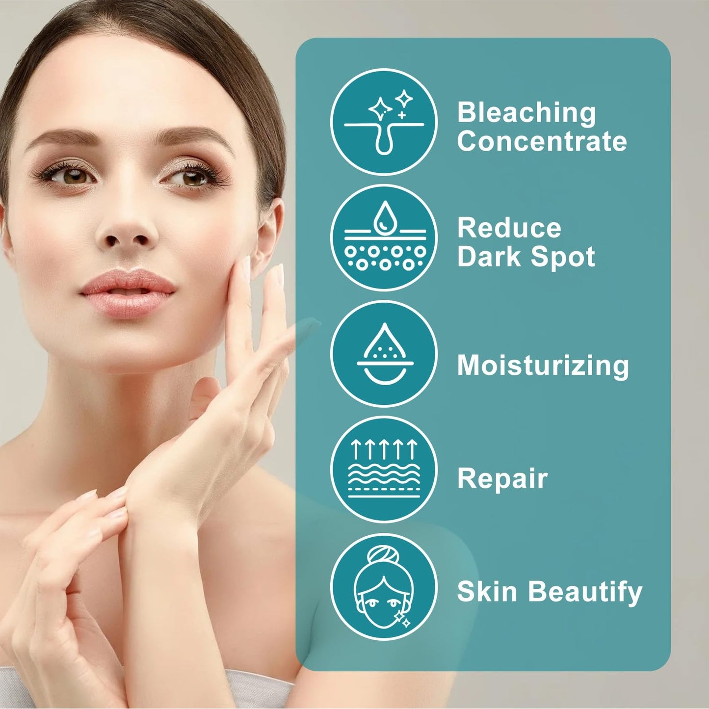 OuXing Dark Spot Correcting Glow Serum,Nicotinamide Facial Serum,5% Nicotinamide Seru-m,Spot Remover for Face,Hydrating & Brightening S-erum,Da-rk Spo-t Se-rum,Niacinamide Dar-k Sp-ot Remover,Face Ser-um
