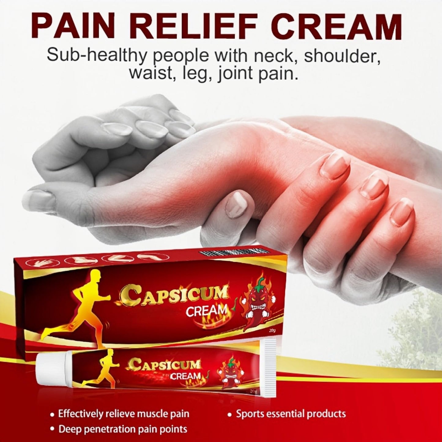 TONISABERY Chili Massage Cream|Chili Massage Gel|Chili Cream
