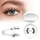 Magnetic-Lashes with Applicator, Higu clace Magnetic-Eyelashes No Glue or Eyeliner Needed, 1 Pair Reusable Magnetic Eye Lashes Kit Natural Look, Eyelashes Magnetic Easy to Wear and Remove(STYLE F)