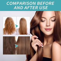 Hair Straightening Cream - Hair Smoothing Cream - Protein Hairs Treatment - Nourishing Fast Straightening Serum With Collagen & Silk For Women