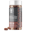 Known Bone & Joint Support Mushrooms Gummies with Maitake, Chaga, Vitamin D3 & K2 | Delicious Natural Blueberry Flavour | 60 Two-a-Day Vegan Gummies (One Month’s Supply)