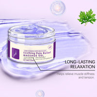 Joint Pain Gel Purple Gel 100g,Pain Relief Cream for Knee,Natural Relief Cream,Instant Soothing Joint Massage Gel for Women & Men,Shoulder & Arm & Knee & Leg,Fast Absorb & Relax Muscle