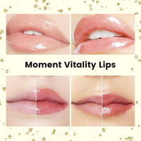 WujialingMM 2PCS Transferproof Color Changing Lipstick,Gold Crystal Colors Changing Lipsticks,Color Changings Lipstick Gold Foil,Moisturizer Long Lasting Lip Balm for Women
