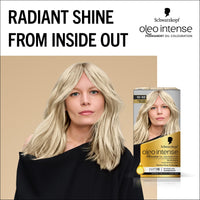 Schwarzkopf Oleo Intense Permanent Oil Colour 10-50 Light Ash Blonde Hair Dye, Perfect Grey Coverage, Conditioner with HaptIQ System, Long-Lasting Colour, Ammonia Free Hair Dye