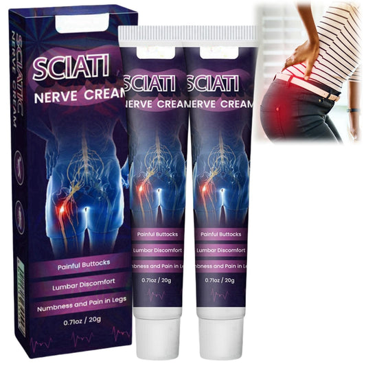 TONISABERY 2pcs Sci/atica Pain Relief Cream,Sci/atica Pain Relief Products,Sci/ATIC Nerve Pain Relief Cream,Sci/atica Pain Relief,Pain Relief for Sci/ATIC Nerve,Fast Acting Nerve Pain Relief