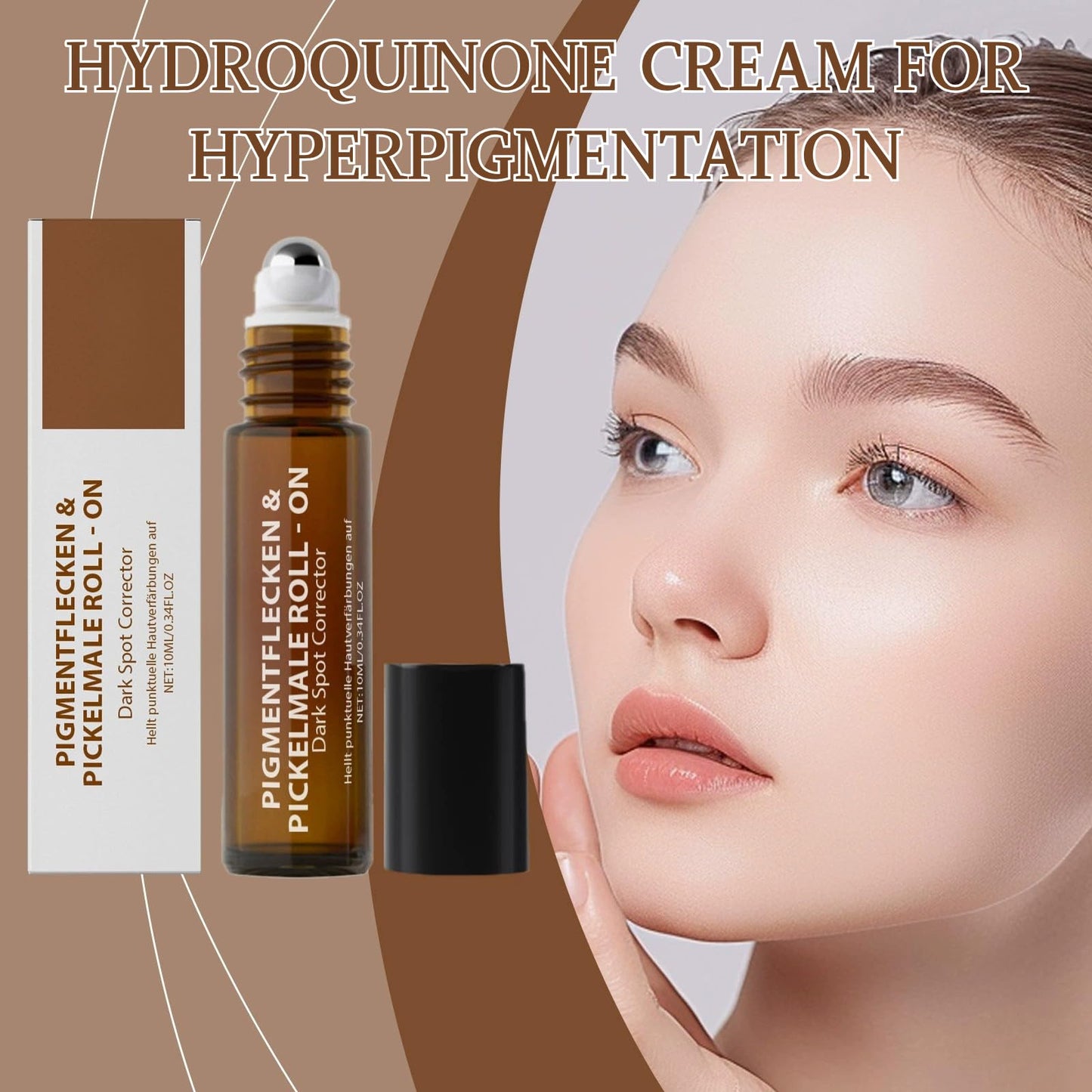 IZBEAUVO Dark Spot Corrector for Face &Body - Back Acne Removal Cream with 2% Salicylic Acid & Tea Tree Oil, Dark Spot Correcting Glow Serum Roller- Fades Pigmentation & Redness, Non-Comedogenic Moisturiser